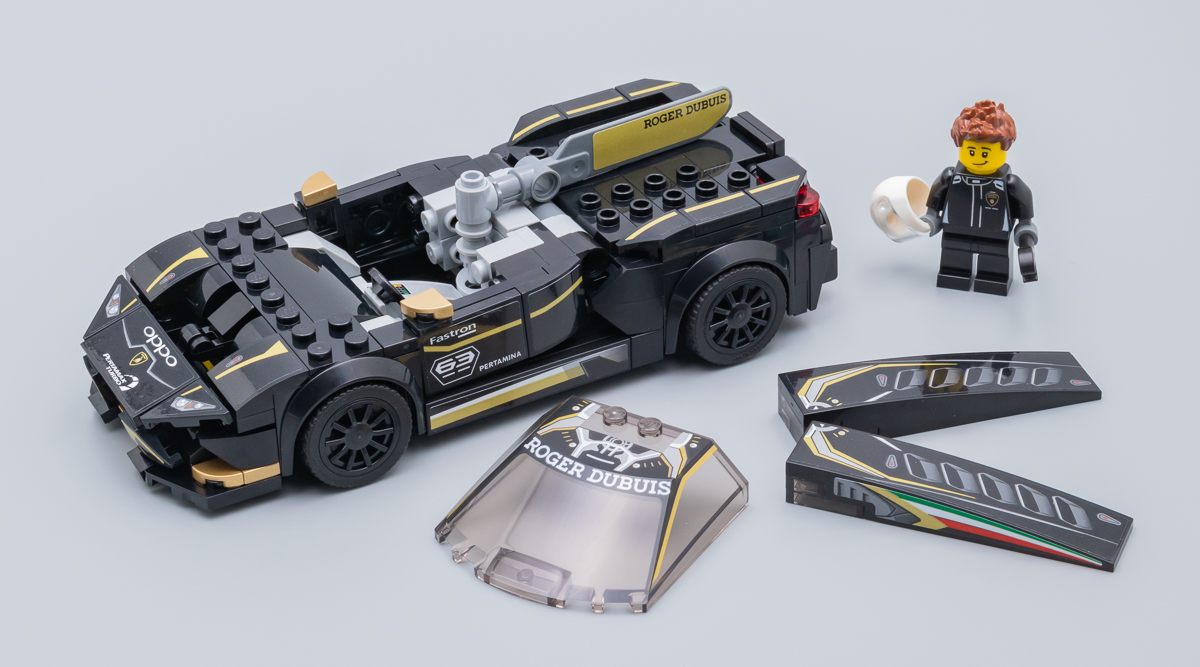 LEGO Speed Champions 76899 pas cher, Lamborghini Urus ST-X & Lamborghini  Huracán Super Trofeo EVO