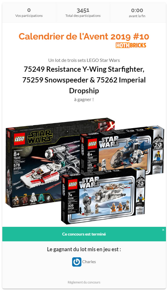 concours,lego gratuit,lego pas cher,star wars,rise of skywalker