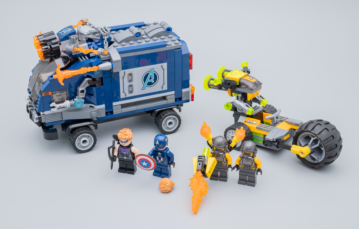 Centro de producción Apelar a ser atractivo Tomar medicina ▻ Review: LEGO Marvel 76143 Avengers Truck Take-down - HOTH BRICKS