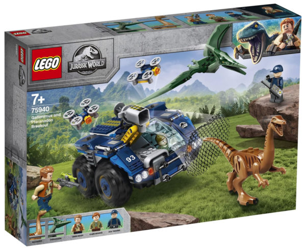 75940 Breakout Gallimimus a Pteranodon