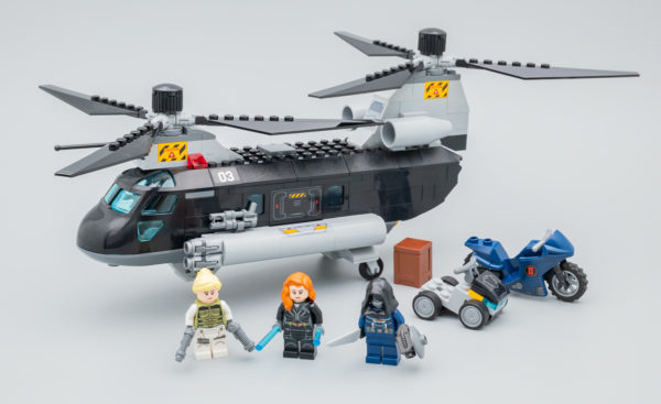Sticker LEGO 76162 Black Widow's Helicopter Chase Aufkleber 