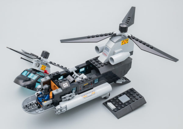 76162 Black Widow's Helicopter Chase