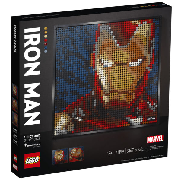 31199 lego art iron man box front