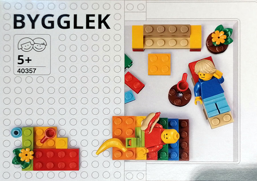 BYGGLEK Boîte LEGO® avec couvercle, 35x26x12 cm - IKEA