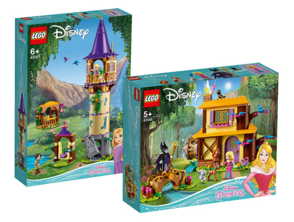 Nouveautés LEGO Disney Princess : 43187 Rapunzel's Tower et 43188 Aurora's Forest Cottage Nouveautés LEGO Disney Princess : 43187 Rapunzel's Tower et 43188 Aurora's Forest Cottage
