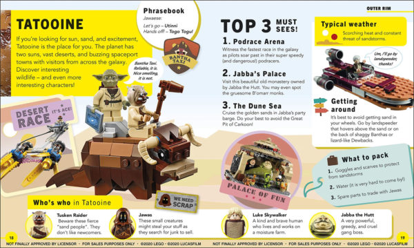 LEGO „Star Wars Yoda“ galaktikos atlasas