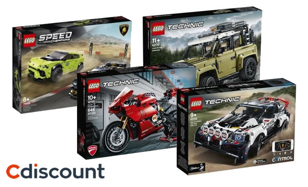 LEGO Car Festival chez Cdiscount : 20% de réduction immédiate sur une sélection de sets LEGO Car Festival chez Cdiscount : 20% de réduction immédiate sur une sélection de sets