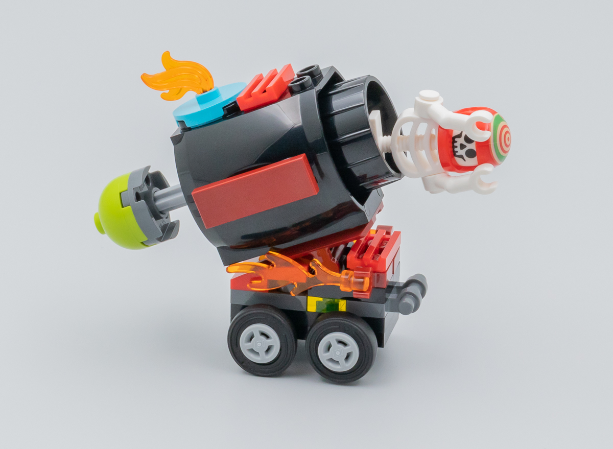 30464 Lego EL FUEGO/'s Stunt Cannon transparentes