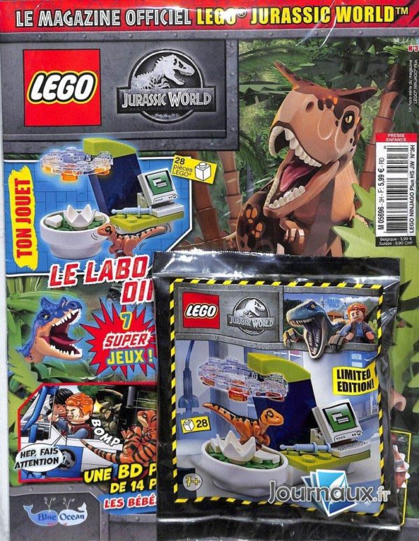 Sa mga newsstands: Ang bagong isyu ng opisyal na magazine ng LEGO Jurassic World