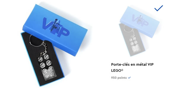 Pentru membri VIP: un breloc LEGO pentru valorificare în centrul de recompense