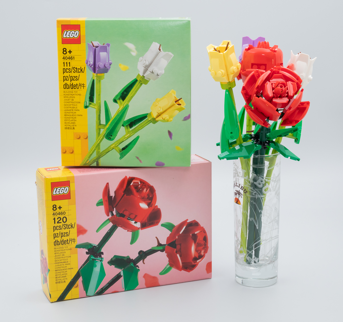 ▻ Probado muy rápidamente: LEGO 40460 Rosas y 40461 Tulipanes