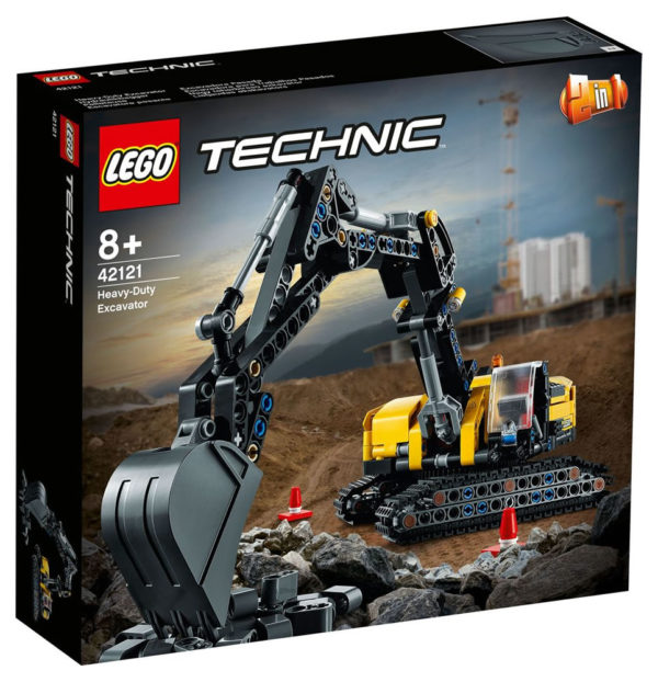 Багер LEGO Technic 42121 тежок
