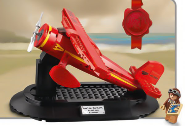 LEGO 40450 Amelia Earhart Tribute LEGO 40450 Amelia Earhart Tribute