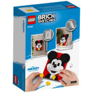 Sketsa Bata LEGO 40456 Mickey Mouse