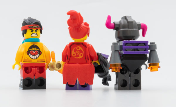 LEGO Monkie Kid 80019 Inferno Jet Rdečega sina