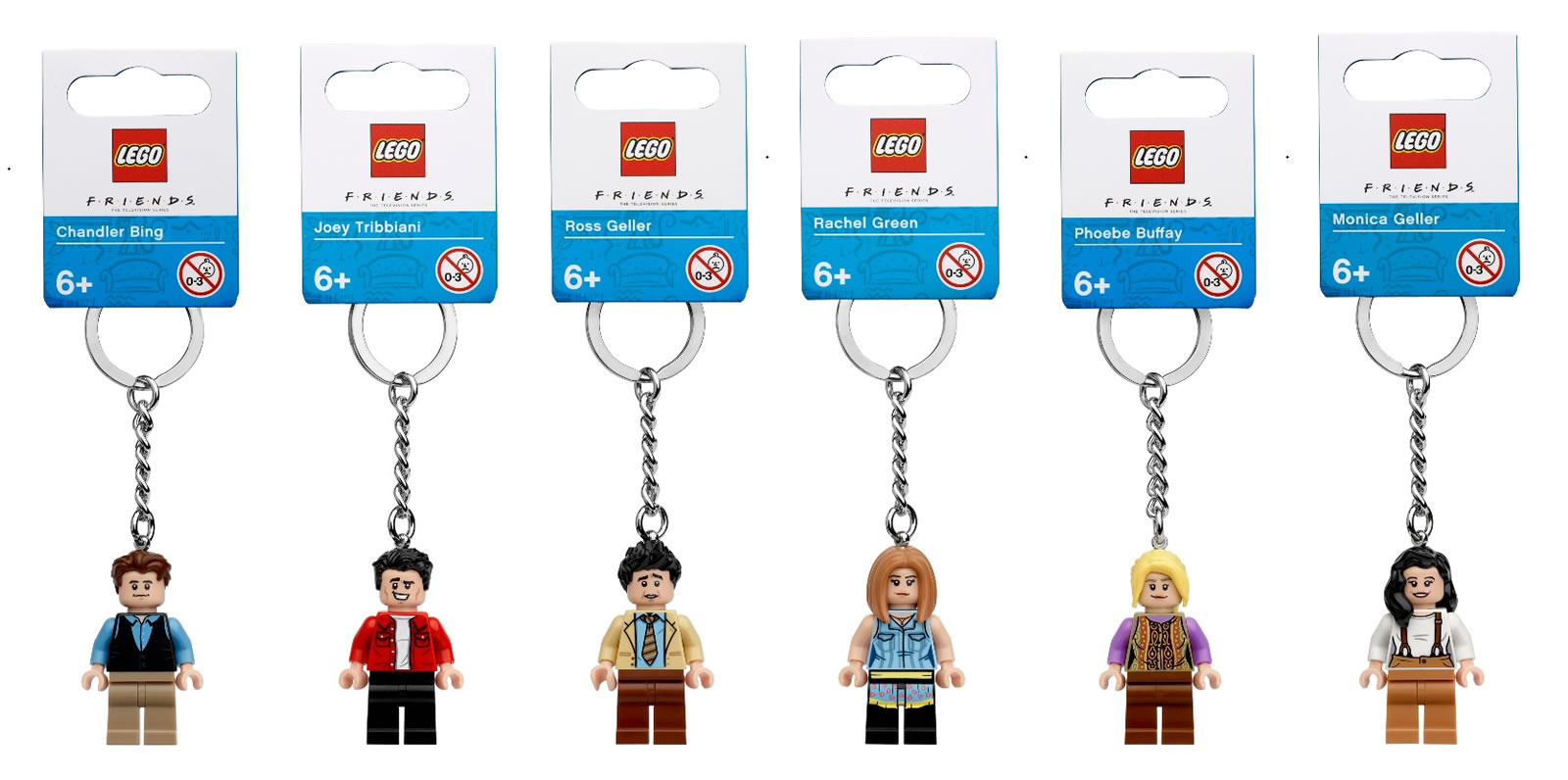 LEGO Porte-clés 854118 pas cher, Porte-clés Chandler [Friends]