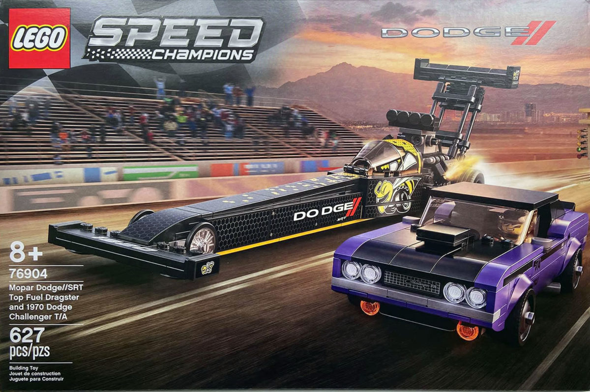 LEGO Speed Champions 76904 Mopar Dodge // SRT Top Fuel Dragster & 1970 ...
