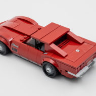 Pencampwyr Cyflymder LEGO 76903 Chevrolet Corvette C8.R Race Car a Chevrolet Corvette 1968