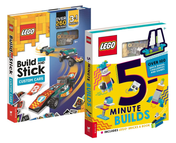 lego build and stick custom cars book five minute builds 2021