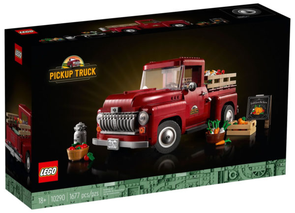 लेगो 10290 पिकअप ट्रक बॉक्स फ्रंट