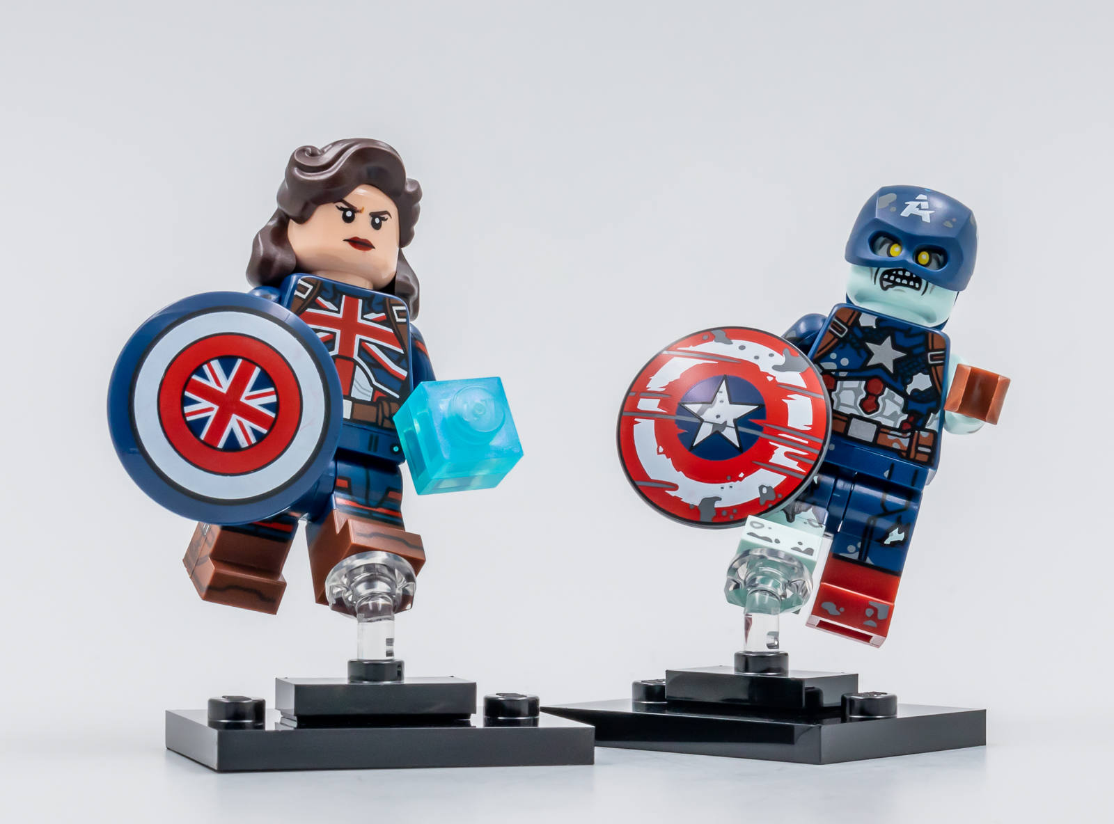Custom Marvel minifigures Asgard Undead Soldier on lego brand bricks