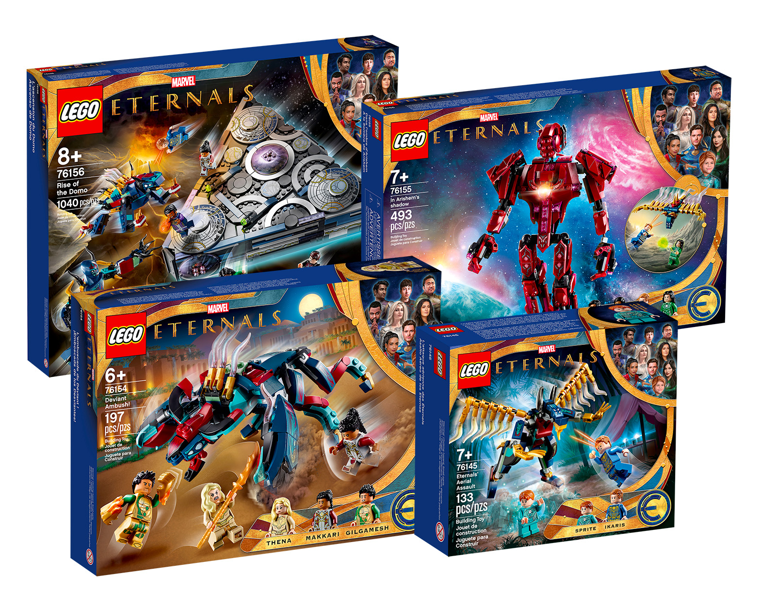 The new LEGO Marvel Eternals 2021 are online on the Shop