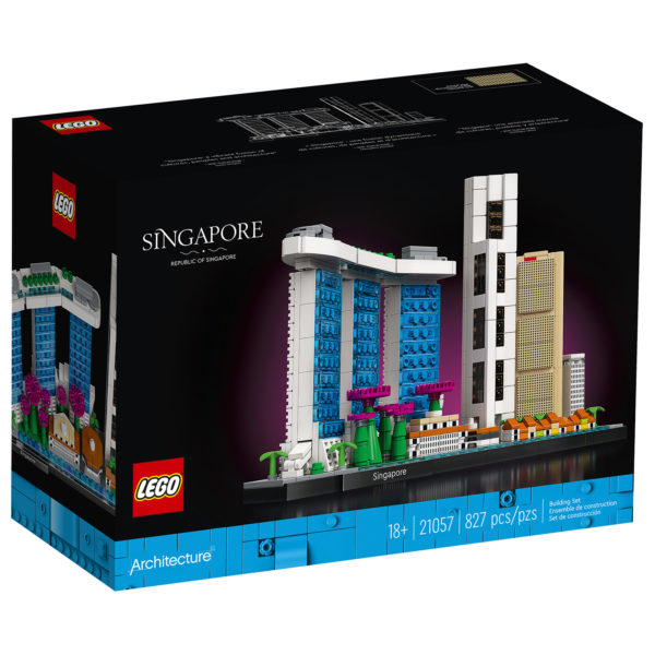 pensaernïaeth lego 21057 gorwel singapore 2022 6