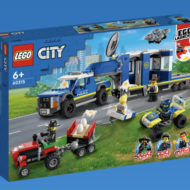 truk komando bergerak polisi lego 60315