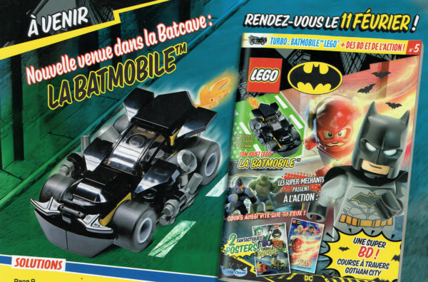 Lego dc batman magazon лютий 2022 batmobile
