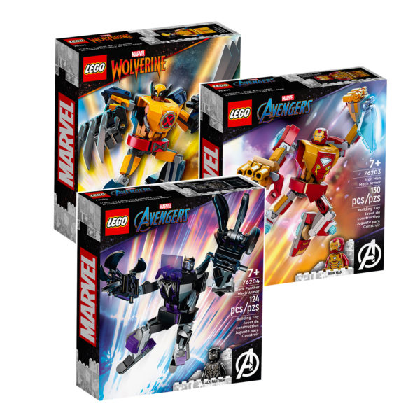 Nye LEGO Marvel 2022: The Three Mechs er tilbake i den offisielle nettbutikken