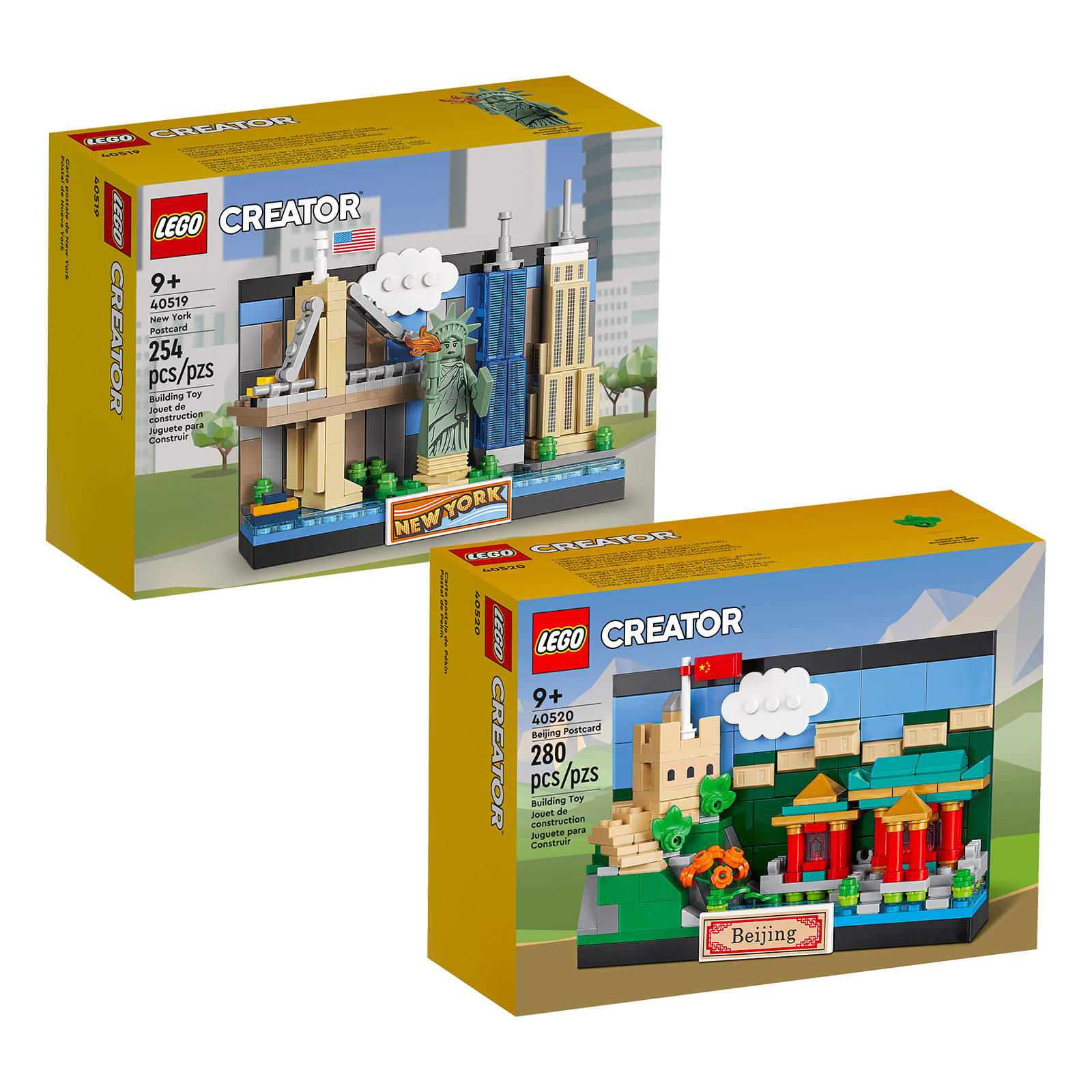▻ New LEGO Creator 2022: 40519 York Postcard & 40520 Beijing Postcard - HOTH BRICKS
