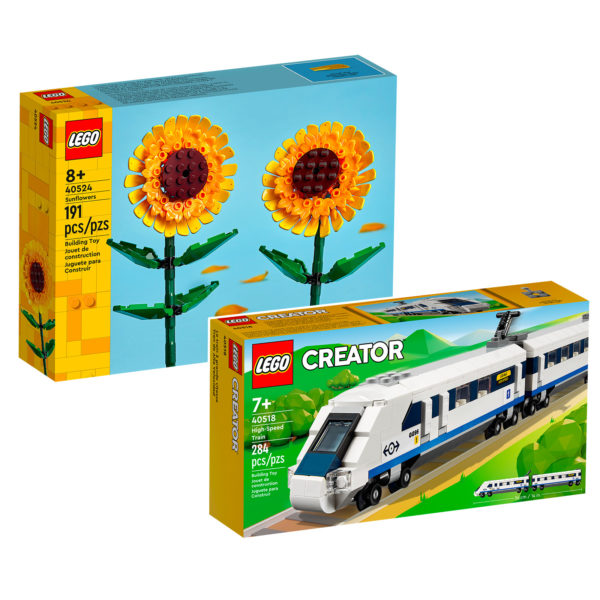 new lego sunflowers high speed train 2022 1