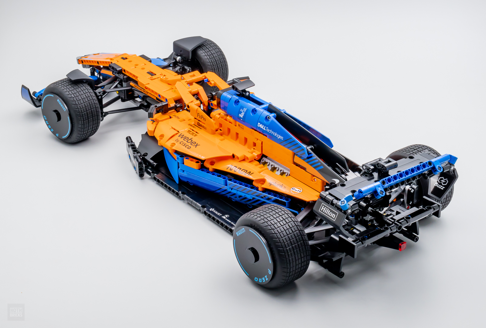 LEGO Technic 42141 McLaren F1 (2021.5) race car detailed building review 