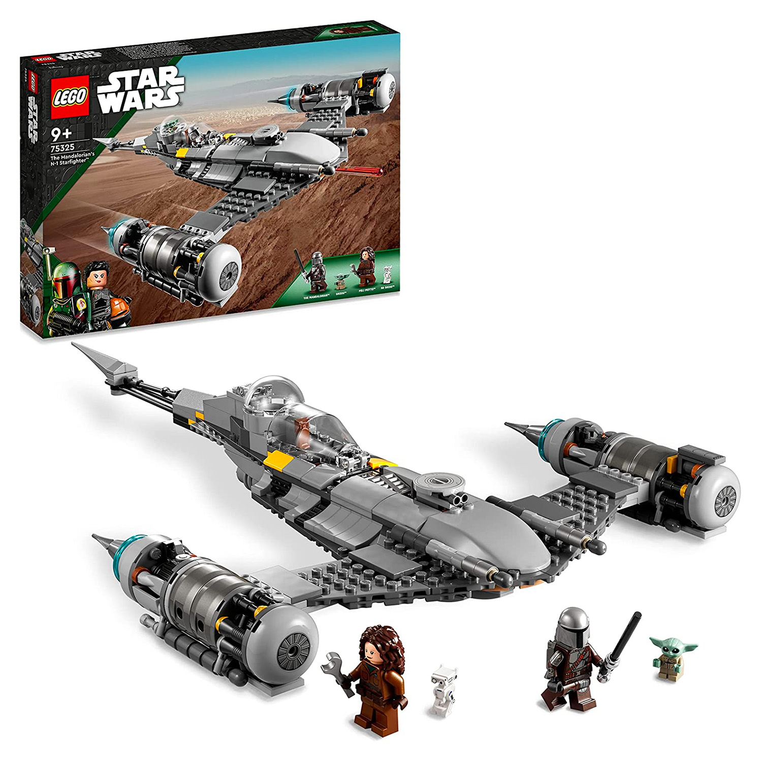 Let's put a support under the LEGO® Star Wars Mandalorian's N-1 (75325)  from the Book of Boba Fett ! 