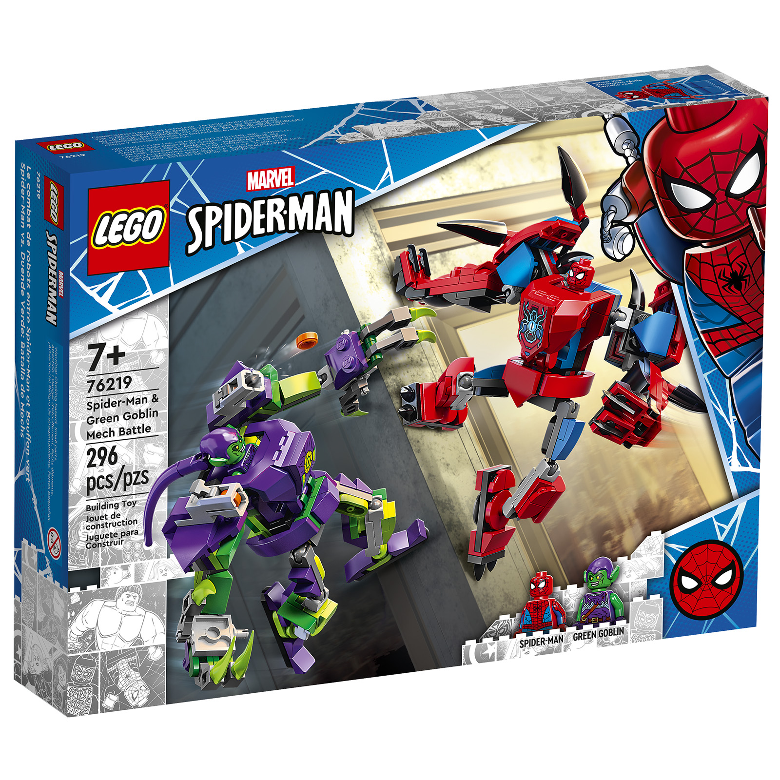 New LEGO Marvel 2022 76219 SpiderMan & Green Goblin Mech