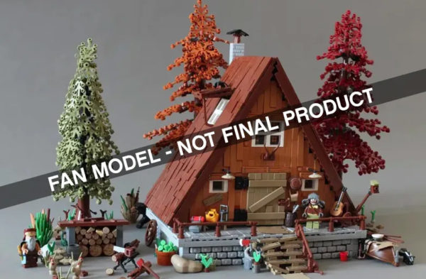 lego ideas approved a frame cabin