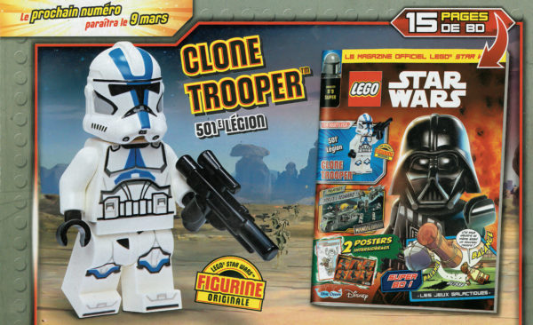 lego starwars magazine mars 2022 clone trooper