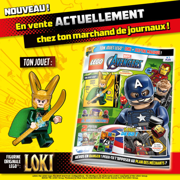 Revista Lego Marvel Avengers Martie 2022 Loki 1