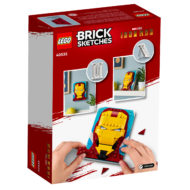 lego marvel brick sketches 40535 iron man 3