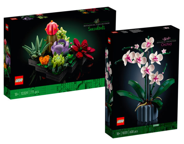 10309 10311 lego botanical collection orchid succulents