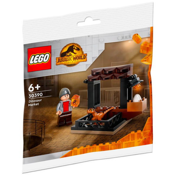 30390 поліетиленовий пакет Lego Jurassic World dominion на ринку динозаврів