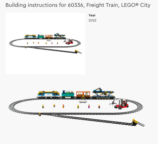 60336 lego city freight train 2022
