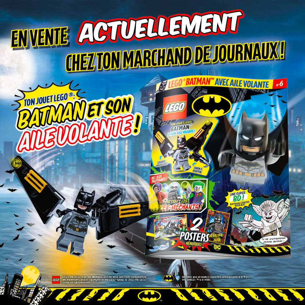▻ En kiosque : Le numéro d'avril 2022 du magazine officiel LEGO Batman -  HOTH BRICKS