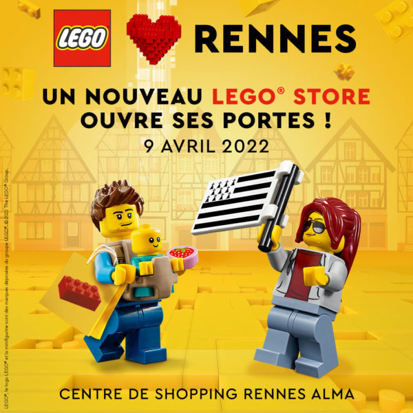 Lego certified store opening rennes april 2022