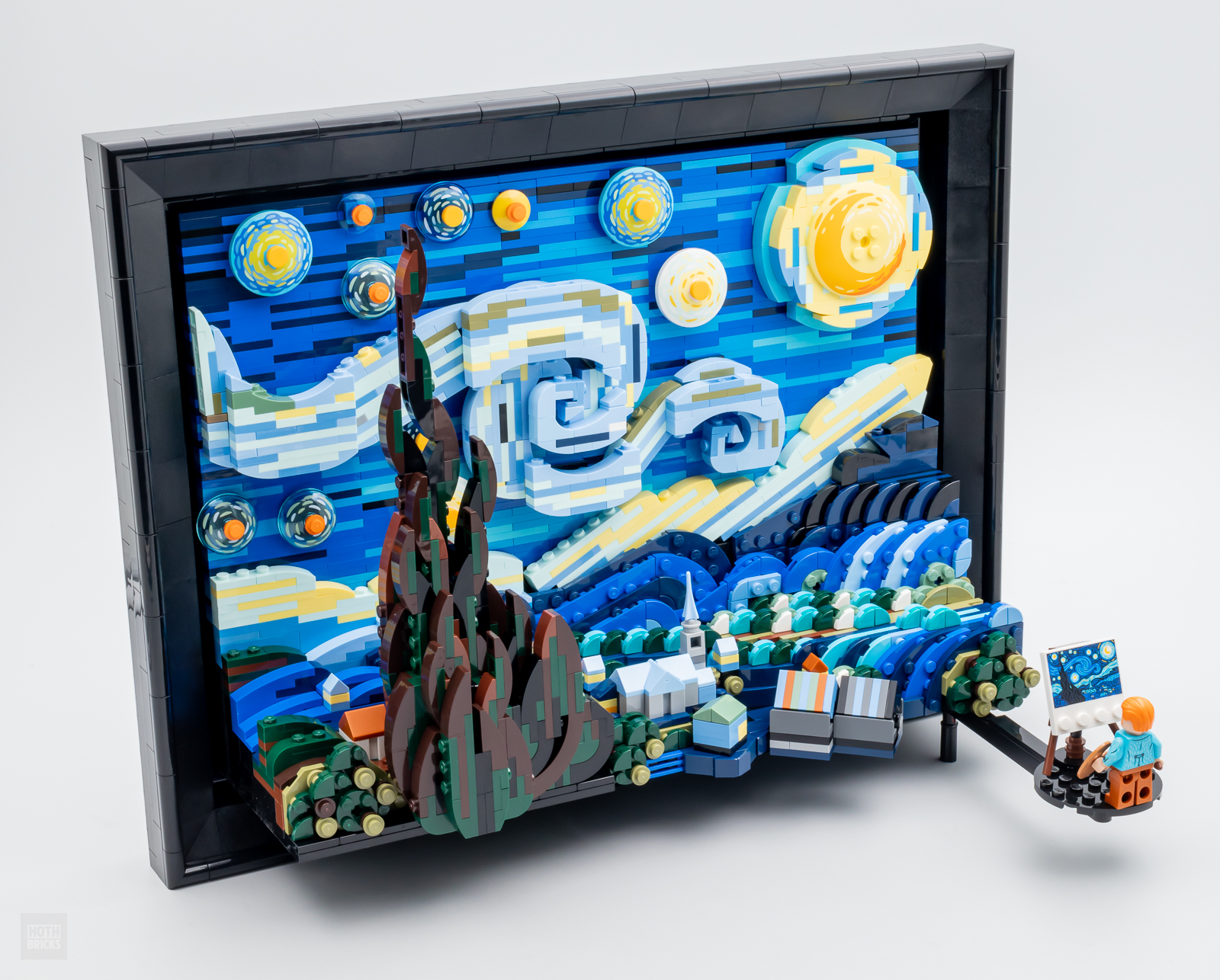 សាកល្បងយ៉ាងរហ័ស៖ LEGO Ideas 21333 The Starry Night
