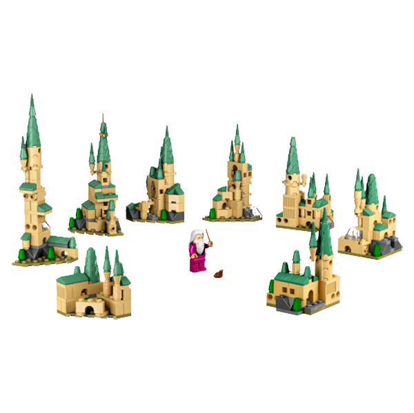 Polybag LEGO Harry Potter 30435 Postav si svůj vlastní bradavický hrad: Bradavice až do žízně