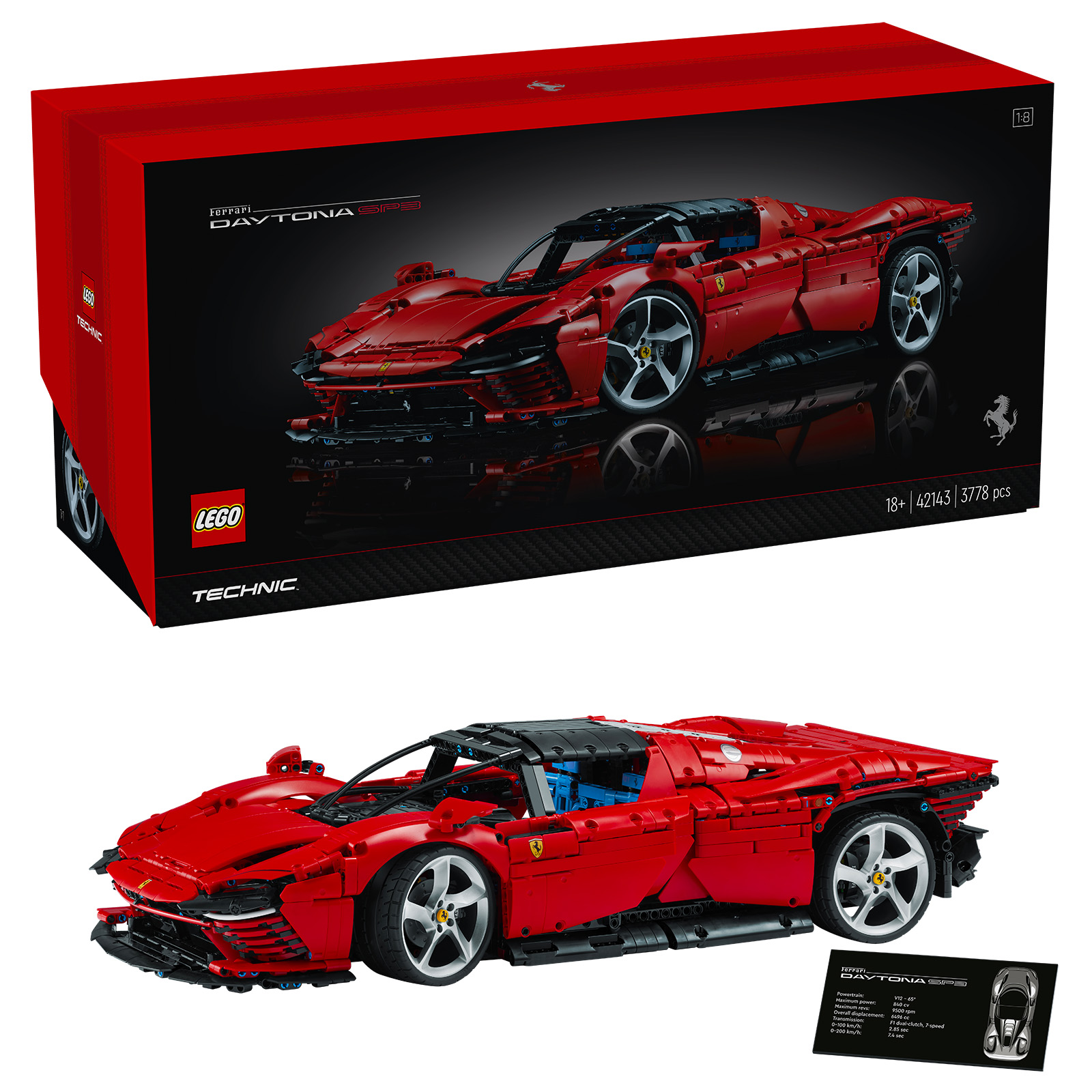LEGO Technic 42143 Ferrari Daytona SP3: mitä sinun tulee tietää