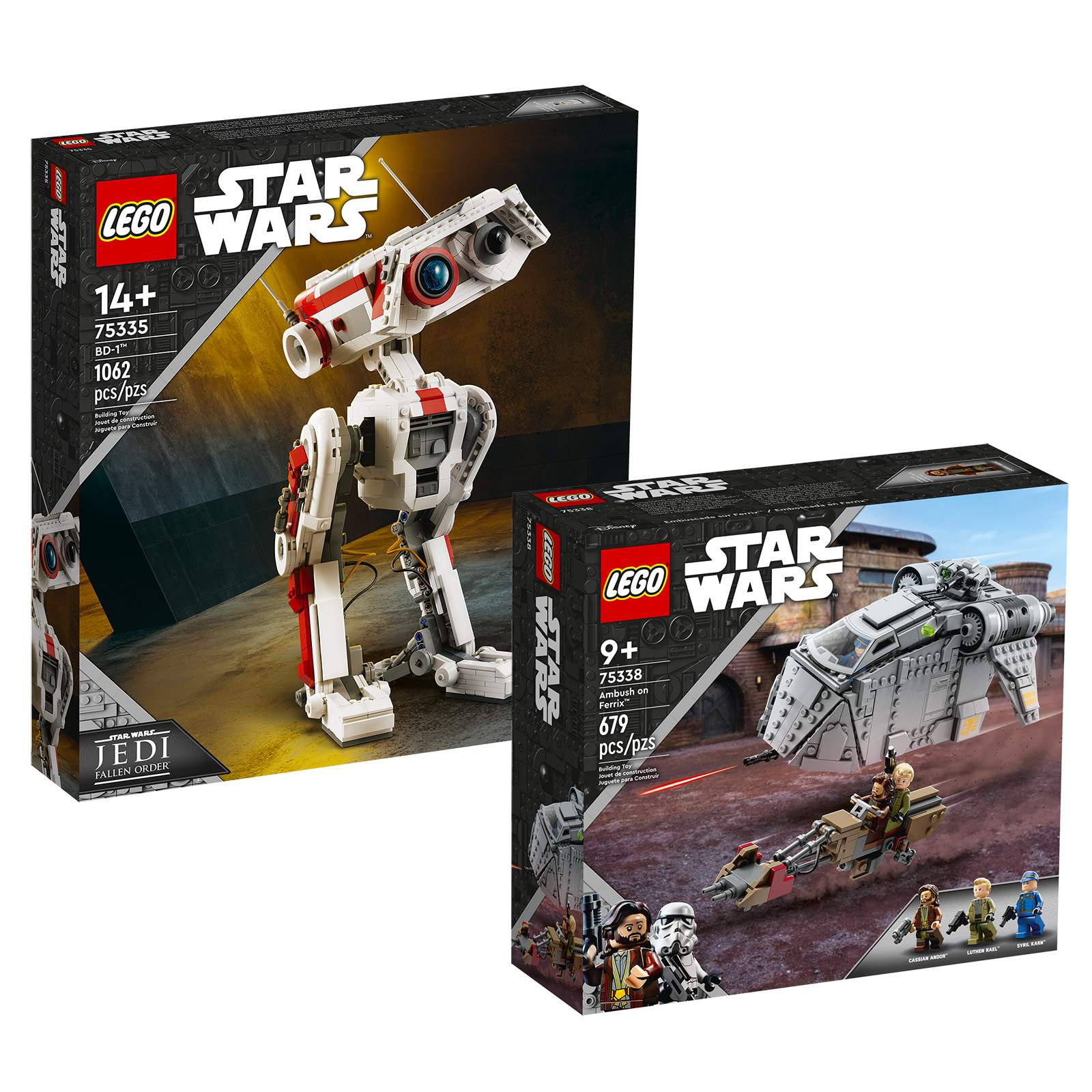 חדש ב-LEGO Star Wars 2022: סטים 75335 BD-1 ו-75338 Ambush על Ferrix מקוונים בחנות