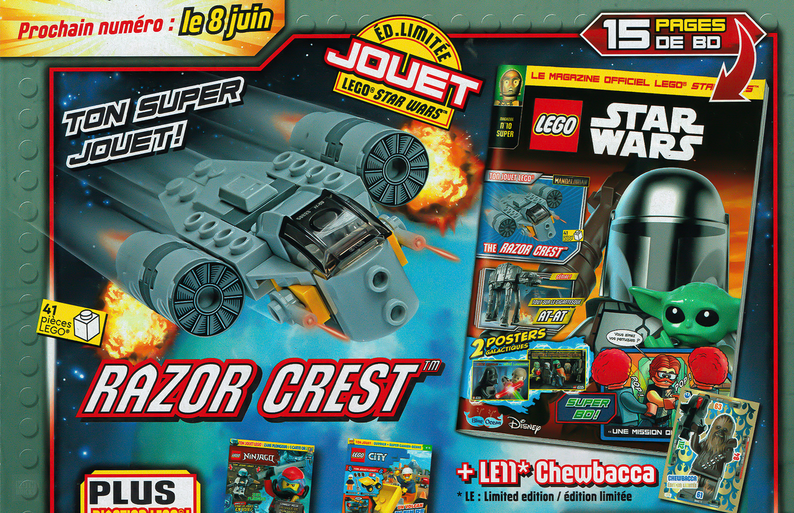 Lehtikioskissa: virallisen LEGO Star Wars -lehden toukokuun 2022 numero