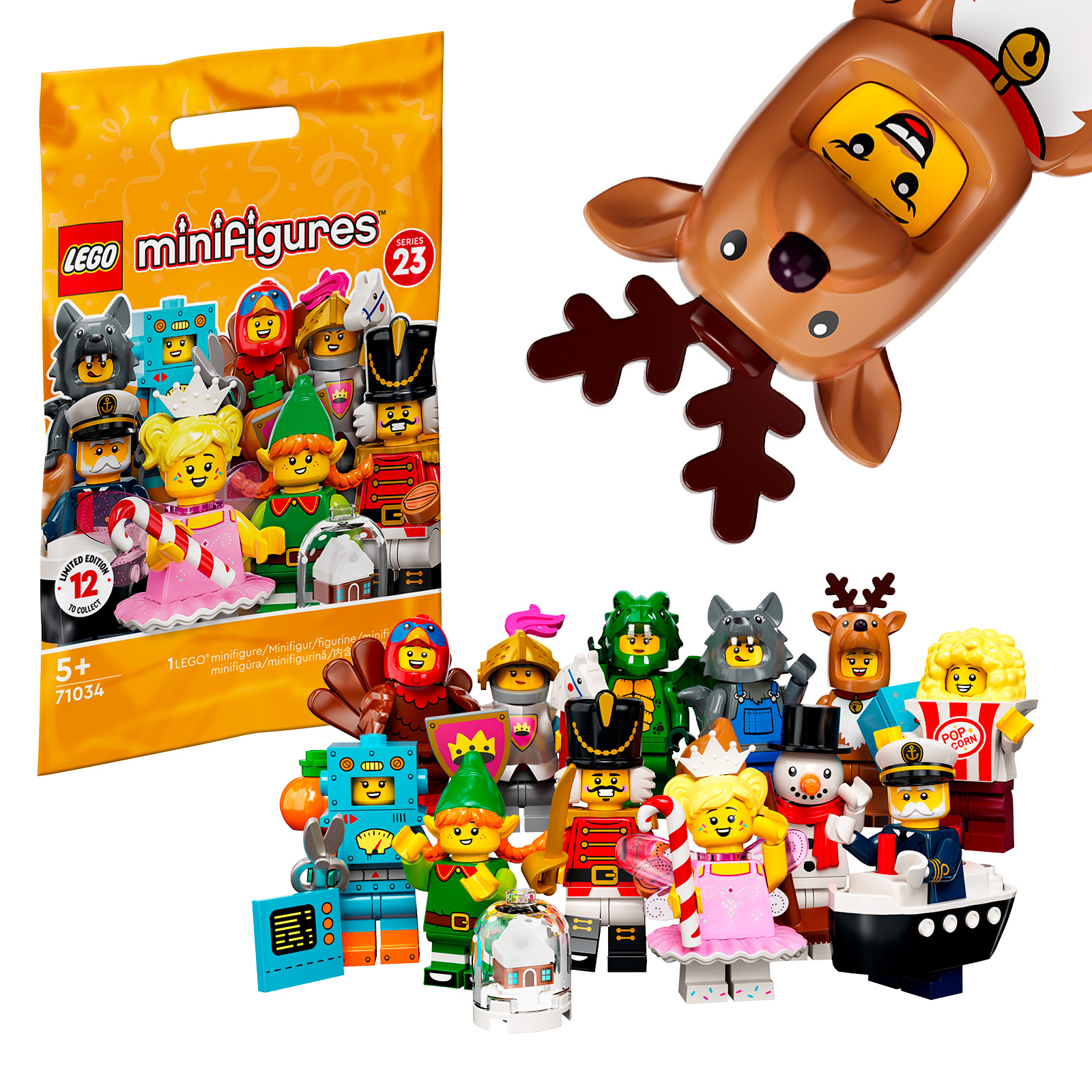 लेगो 71034 संग्रहणीय मिनीफिगर्स श्रृंखला 23: सभी पात्र दुकान पर हैं